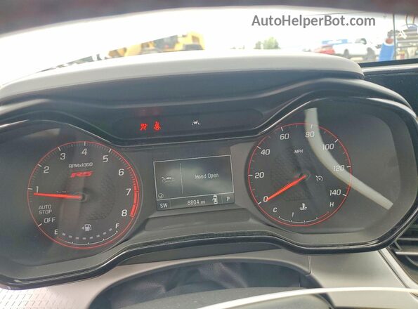 KL77LGEP4TC012284 2026 CHEVROLET TRAX Silver Vista del cuadro de instrumentos