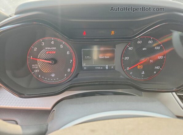 KL77LGEP5TC151209 2026 CHEVROLET TRAX Cream ხელსაწყოთა პანელის ხედი