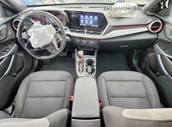 KL77LGEP6SC320748 2025 CHEVROLET TRAX Black Dashboard view