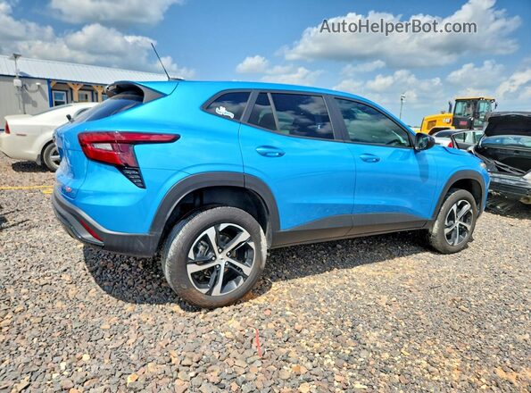 KL77LGEP7SC105248 2025 CHEVROLET TRAX Синий Задняя правая четверть