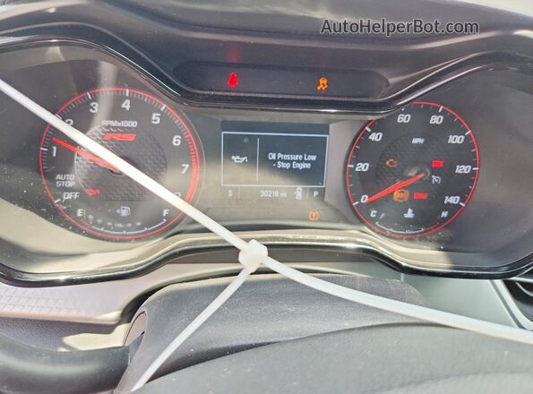 KL77LGEP7SC105248 2025 CHEVROLET TRAX Синий Вид щитка приборов