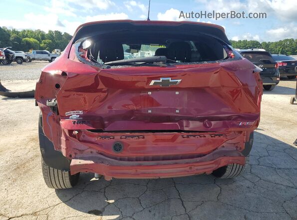 KL77LGEP8SC167046 2025 CHEVROLET TRAX Red Widok z tyłu