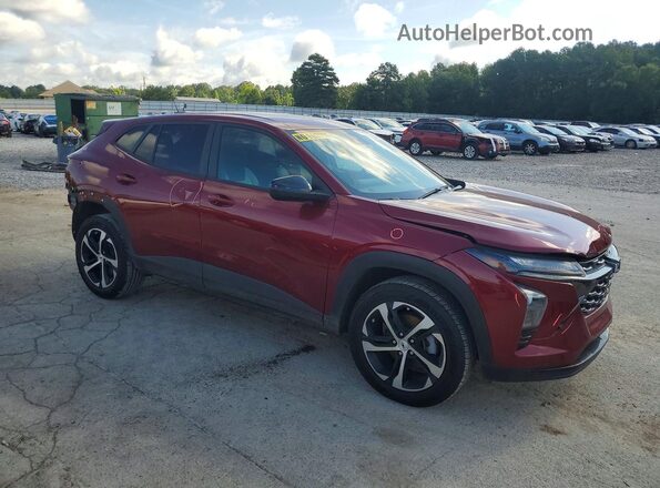 KL77LGEP8SC167046 2025 CHEVROLET TRAX Red Przód prawy