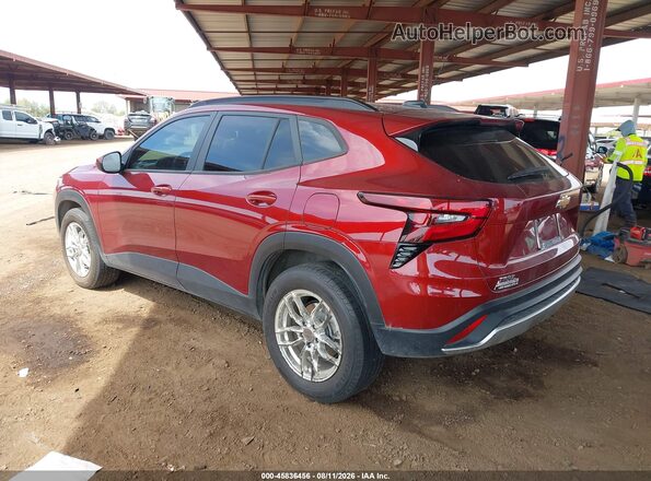 KL77LHE20RC008235 2024 CHEVROLET TRAX Red Rear left