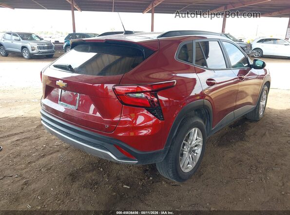 KL77LHE20RC008235 2024 CHEVROLET TRAX Red Rear right