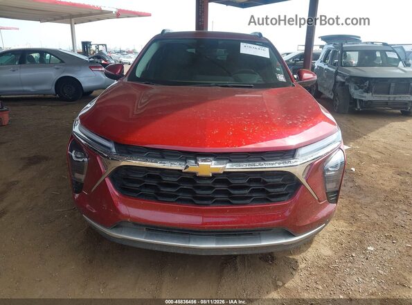 KL77LHE20RC008235 2024 CHEVROLET TRAX Red Instrument cluster view
