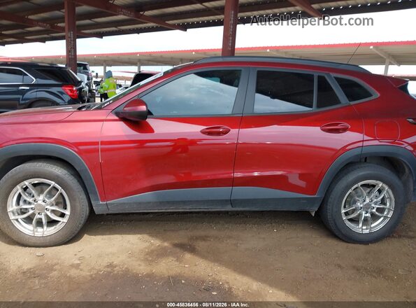 KL77LHE20RC008235 2024 CHEVROLET TRAX Red 360 interior view
