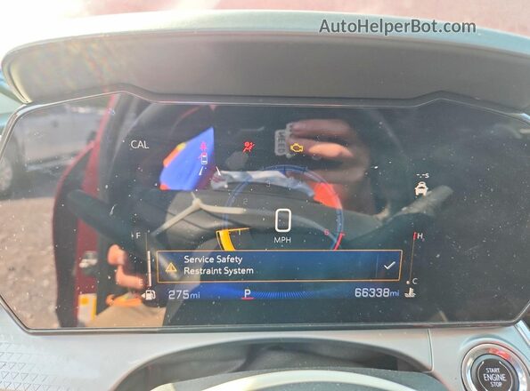 KL77LHE22RC006129 2024 CHEVROLET TRAX Red Instrument cluster view