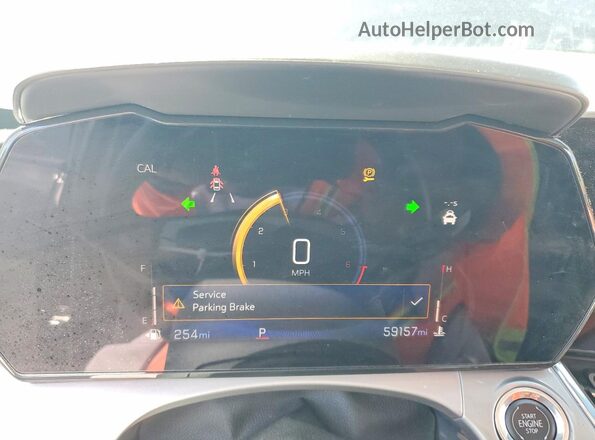 KL77LHE24RC101825 2024 CHEVROLET TRAX Черный Вид щитка приборов
