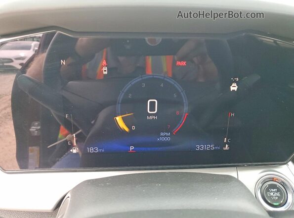 KL77LHE26RC212179 2024 CHEVROLET TRAX Red ხელსაწყოთა პანელის ხედი