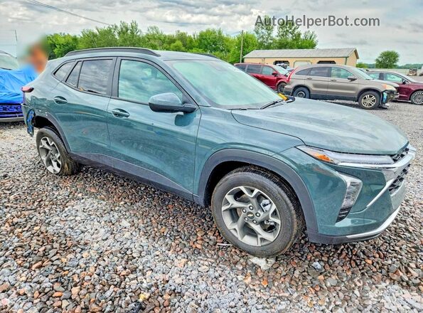 KL77LHEP0SC318113 2025 CHEVROLET TRAX Teal Przód prawy