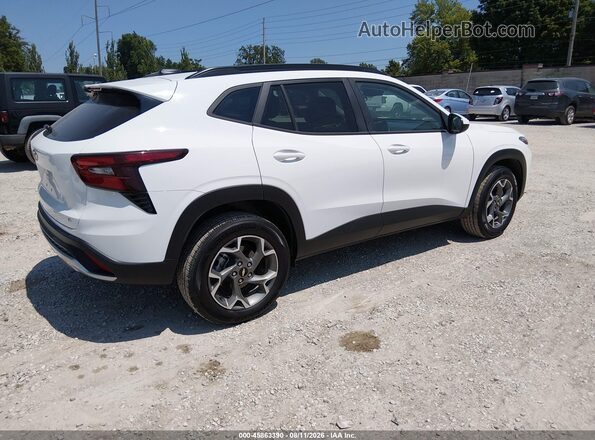 KL77LHEP1SC161854 2025 CHEVROLET TRAX White Rear right