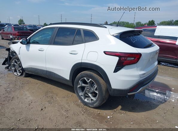 KL77LHEP1SC206517 2025 CHEVROLET TRAX White უკანა მარცხენა