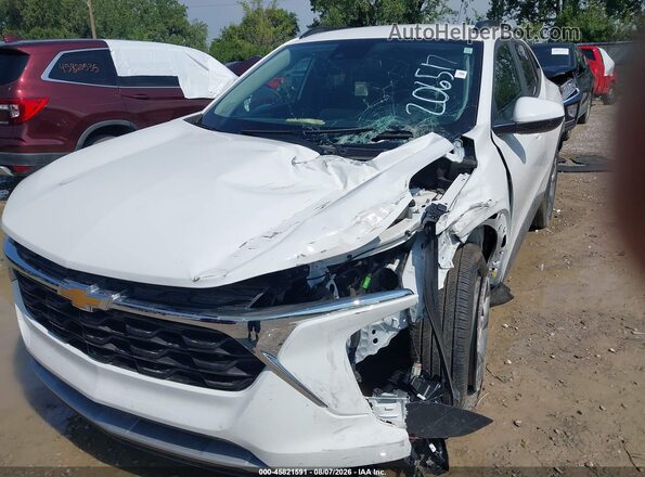 KL77LHEP1SC206517 2025 CHEVROLET TRAX White წინა ხედი