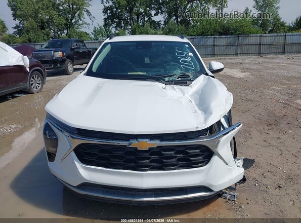 KL77LHEP1SC206517 2025 CHEVROLET TRAX White უკანა სალონის ხედი