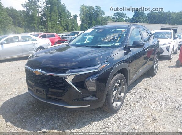 KL77LHEP1SC233183 2025 CHEVROLET TRAX Black Առջևի ձախ երեք քառորդ տեսարան