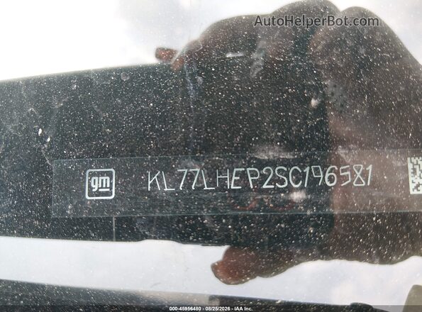 KL77LHEP2SC196581 2025 CHEVROLET TRAX Gray Вид підкапотного простору