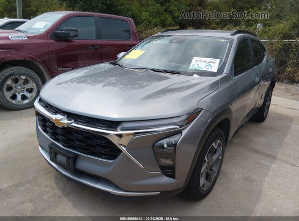 KL77LHEP2SC196581 2025 CHEVROLET TRAX Gray Передня ліва чверть