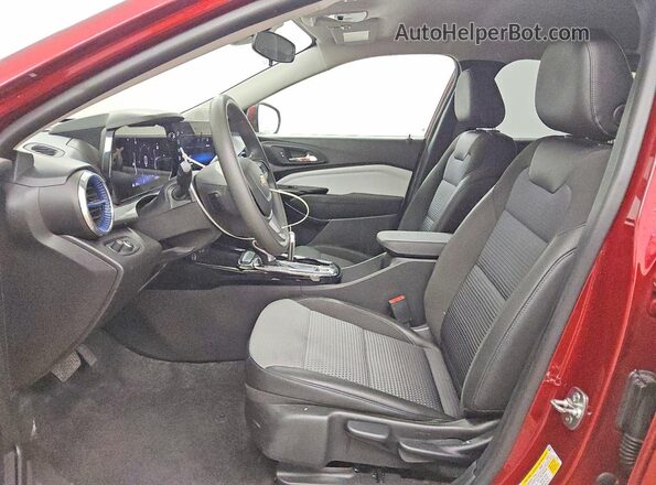 KL77LHEP2SC224508 2025 CHEVROLET TRAX Red Front interior view