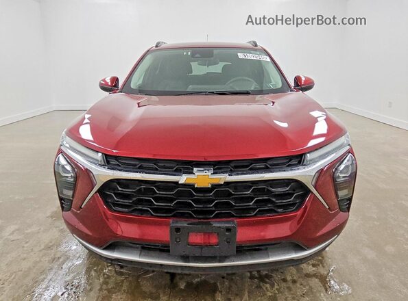 KL77LHEP2SC224508 2025 CHEVROLET TRAX Red Front view