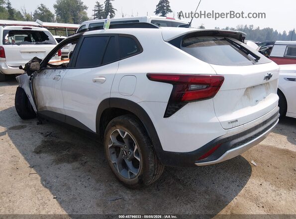KL77LHEP3SC037181 2025 CHEVROLET TRAX White უკანა მარცხენა