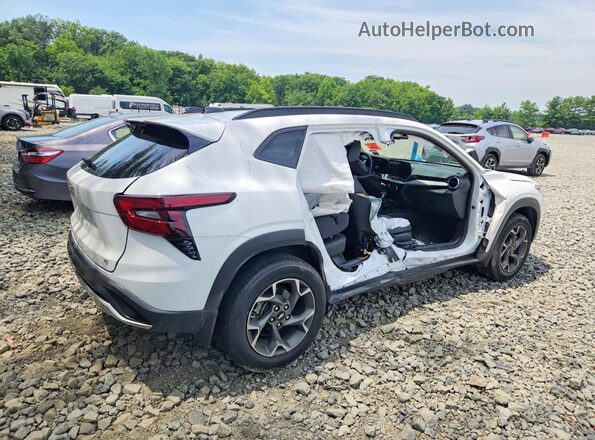 KL77LHEP3SC094464 2025 CHEVROLET TRAX White Trasero derecho
