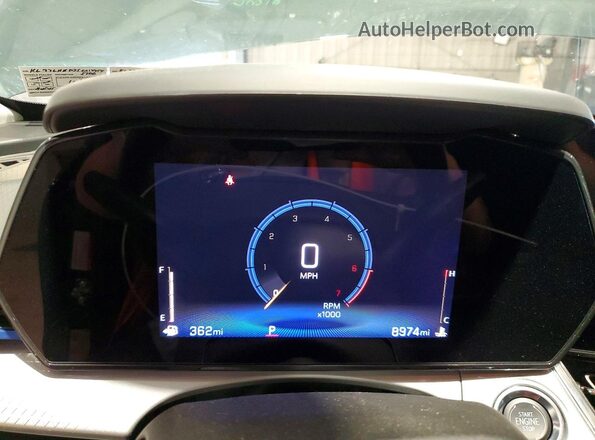 KL77LHEP3SC114454 2025 CHEVROLET TRAX Gray Սարքավորումների վահանակի տեսք