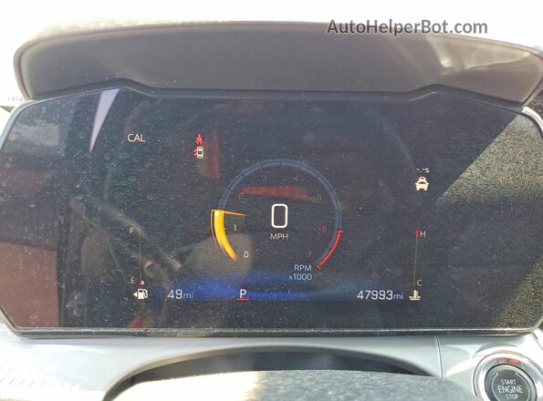 KL77LHEP3SC136745 2025 CHEVROLET TRAX Burgundy Սարքավորումների վահանակի տեսք