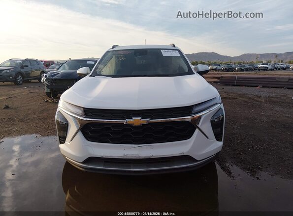 KL77LHEP3SC185797 2025 CHEVROLET TRAX White Вид щитка приладів