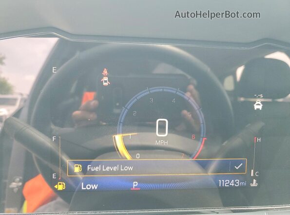 KL77LHEP3SC209838 2025 CHEVROLET TRAX Gray Vista del cuadro de instrumentos