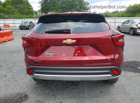 KL77LHEP3SC273572 2025 CHEVROLET TRAX Red Widok z tyłu