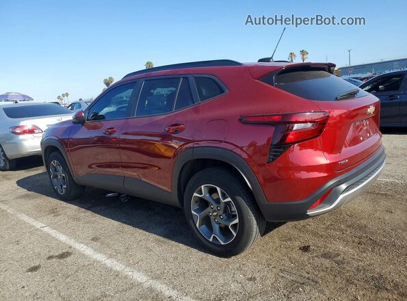 KL77LHEP4SC266808 2025 CHEVROLET TRAX Burgundy Հետևի ձախ