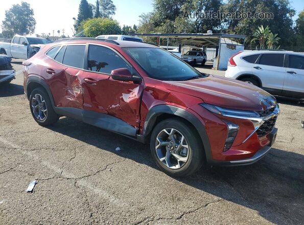 KL77LHEP4SC266808 2025 CHEVROLET TRAX Burgundy Առջևի աջ