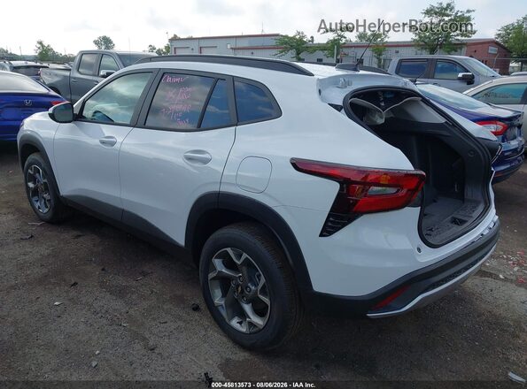 KL77LHEP4TC187348 2026 CHEVROLET TRAX White უკანა მარცხენა