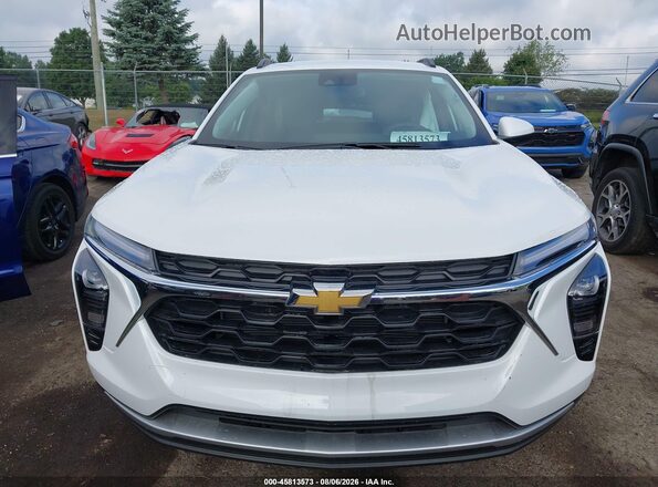 KL77LHEP4TC187348 2026 CHEVROLET TRAX White ხელსაწყოთა პანელის ხედი