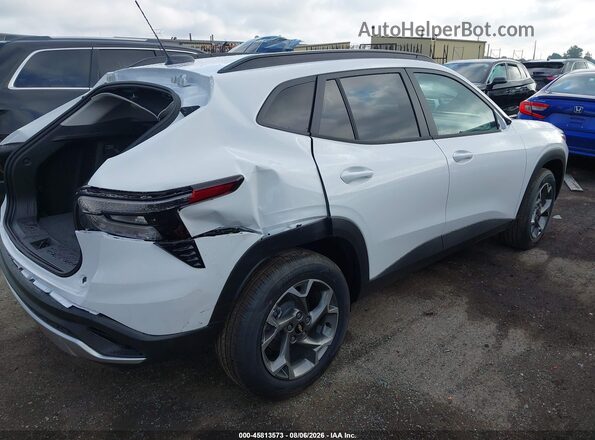 KL77LHEP4TC187348 2026 CHEVROLET TRAX White უკანა მარჯვენა