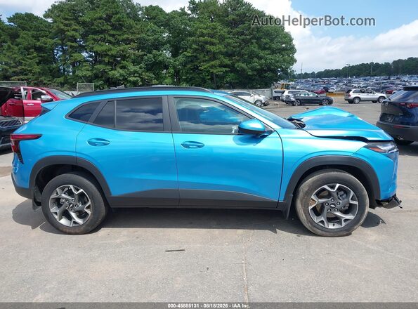 KL77LHEP5SC299266 2025 CHEVROLET TRAX Blue Widok wnętrza z tyłu