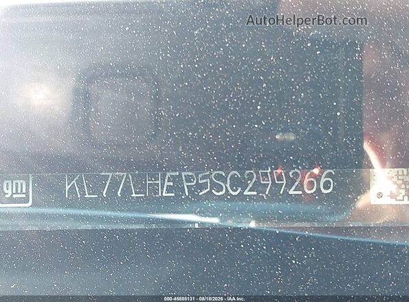 KL77LHEP5SC299266 2025 CHEVROLET TRAX Blue 