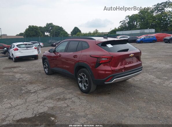 KL77LHEP6SC239240 2025 CHEVROLET TRAX Red უკანა მარცხენა