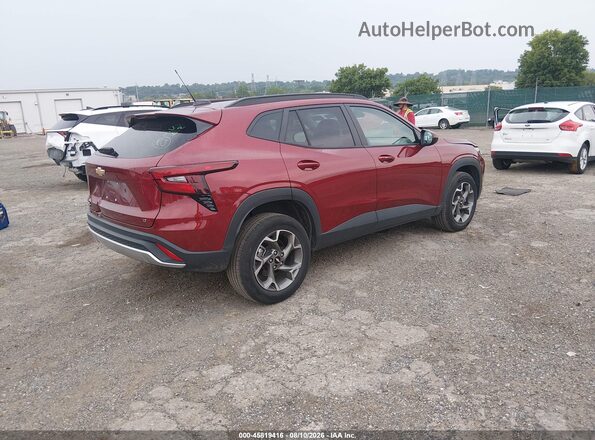 KL77LHEP6SC239240 2025 CHEVROLET TRAX Red უკანა მარჯვენა