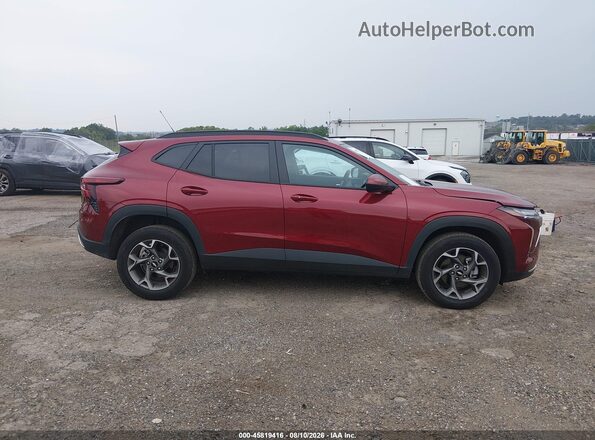 KL77LHEP6SC239240 2025 CHEVROLET TRAX Red უკანა სალონის ხედი