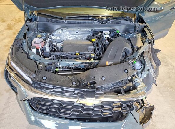 KL77LHEP6SC324353 2025 CHEVROLET TRAX Green ძრავის განყოფილების ხედი