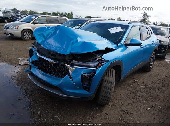 KL77LHEP6TC113817 2026 CHEVROLET TRAX Blue წინა მარცხენა ხედი სამი მეოთხედიდან