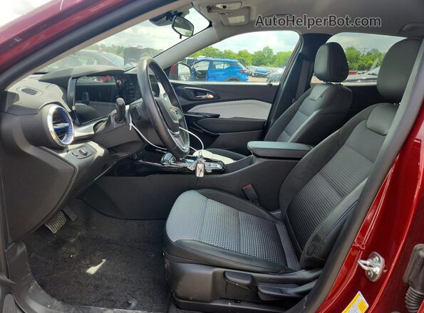 KL77LHEP7SC209566 2025 CHEVROLET TRAX Burgundy Front interior view