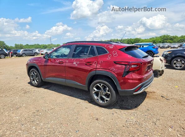 KL77LHEP7SC209566 2025 CHEVROLET TRAX Burgundy Rear left