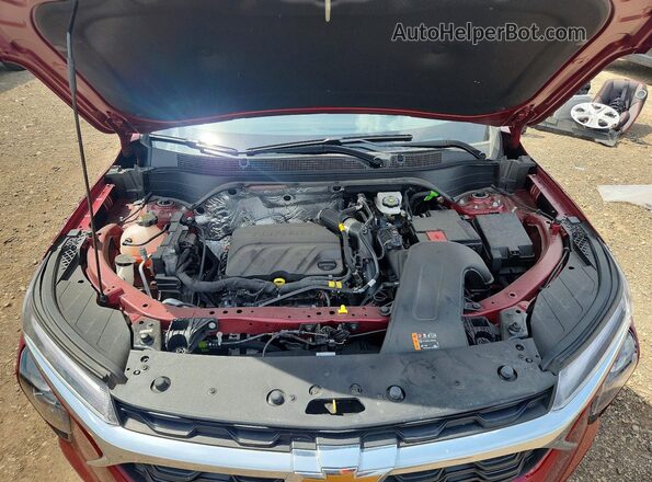 KL77LHEP7SC209566 2025 CHEVROLET TRAX Burgundy Engine compartment view