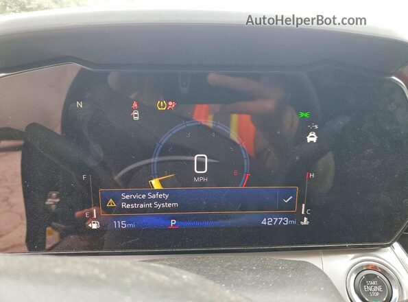 KL77LHEP8SC202447 2025 CHEVROLET TRAX Black Вид щитка приладів