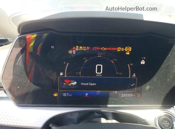 KL77LHEP8SC235500 2025 CHEVROLET TRAX Черный Вид щитка приборов