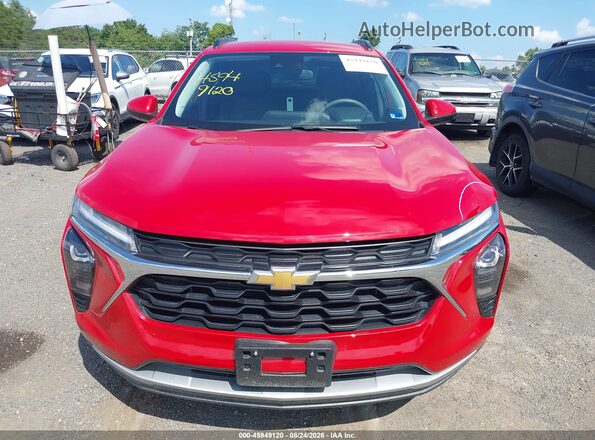 KL77LHEP8TC064409 2026 CHEVROLET TRAX Red Սարքավորումների վահանակի տեսք