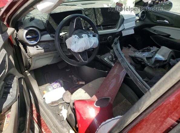 KL77LHEP9SC154733 2025 CHEVROLET TRAX Burgundy Dashboard view